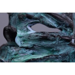Întrepatrunderi - sculptură în lut ars, artist Petru Leahu